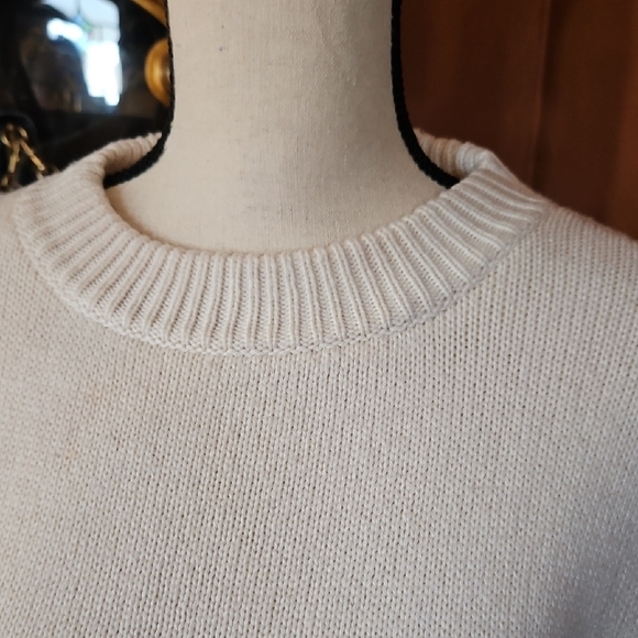One Mile Open Back Oversized Crewneck Sweater - Picture 6 of 12
